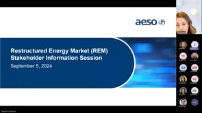 REM Information Session - Sept. 5, 2024|Strategic Reserves Segment [posted: Sept. 6, 2024]