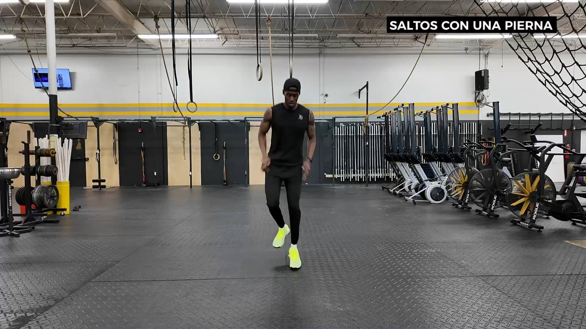 SALTOS CON UNA PIERNA