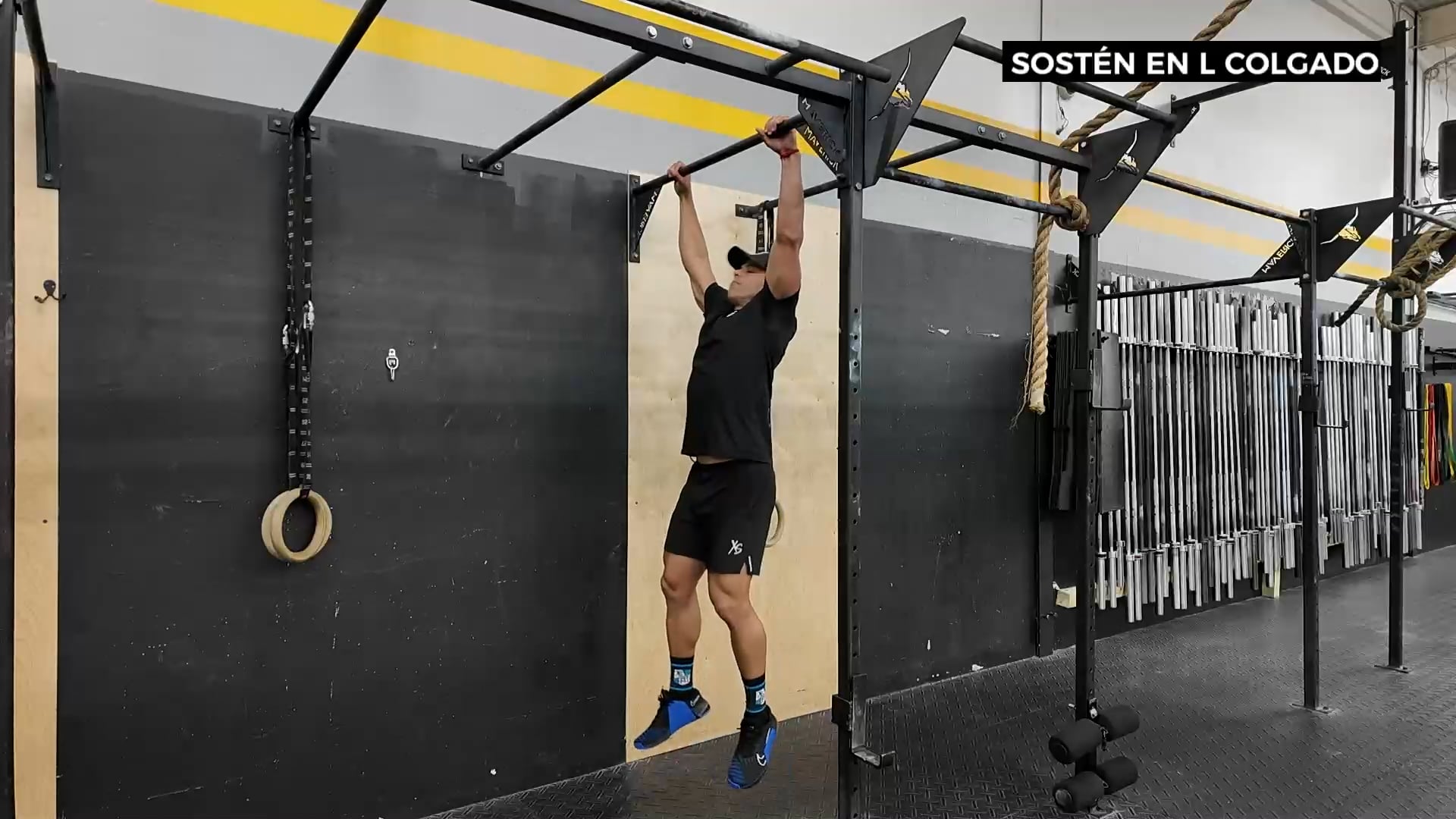 SOSTEN EN L COLGADO