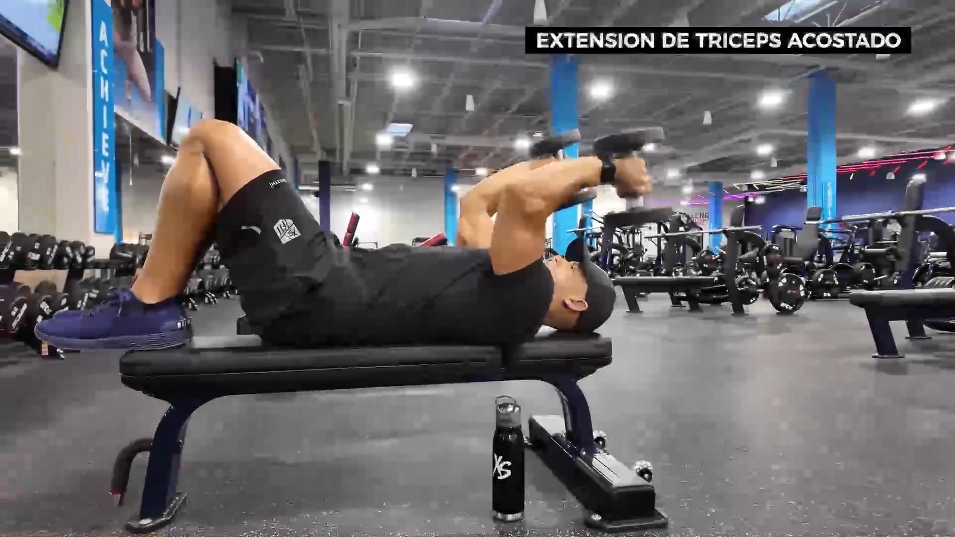 Extension de triceps Acostado
