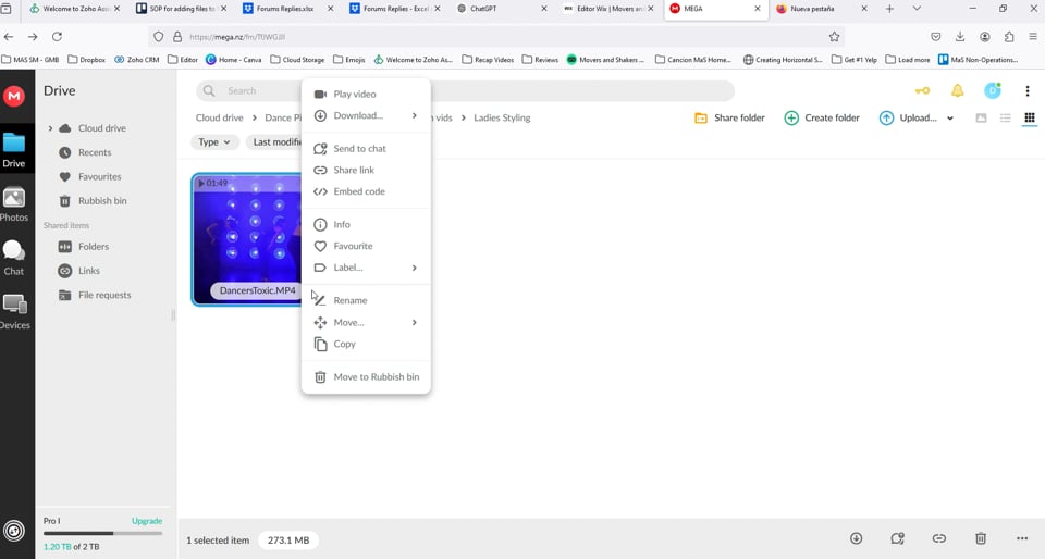 How to Upload and Organize Files in Mega