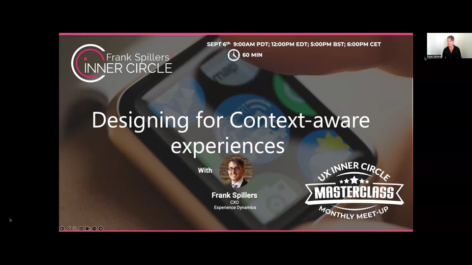 Masterclass- Designing for Context-aware experiences