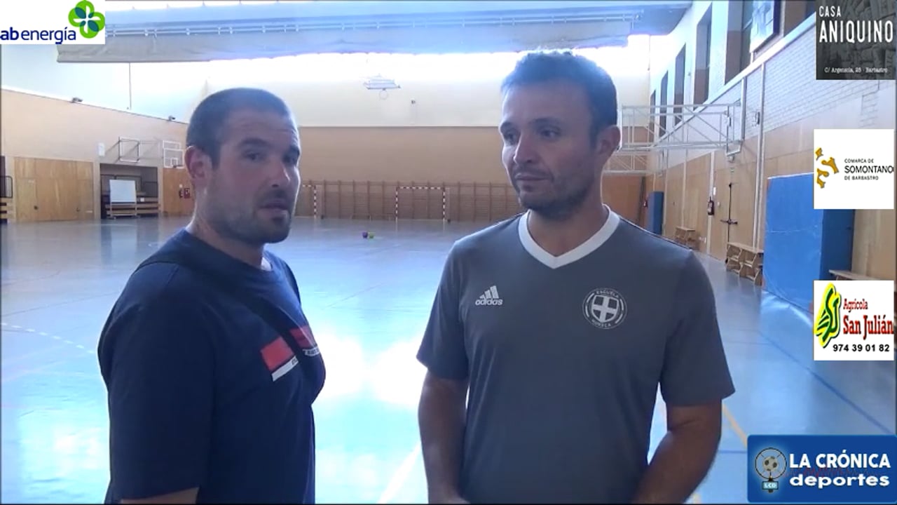 IBÓN LOSTAL (Entrenador Internacional Huesca) Internacional Huesca 2-0 CD Sariñena / J1 - Regional Preferente G1 