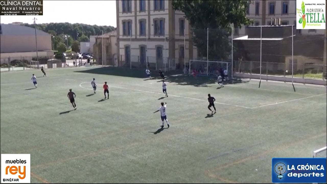 (RESUMEN Y GOLES) Internacional Huesca 2-0 CD Sariñena / J1 - Regional Preferente G1