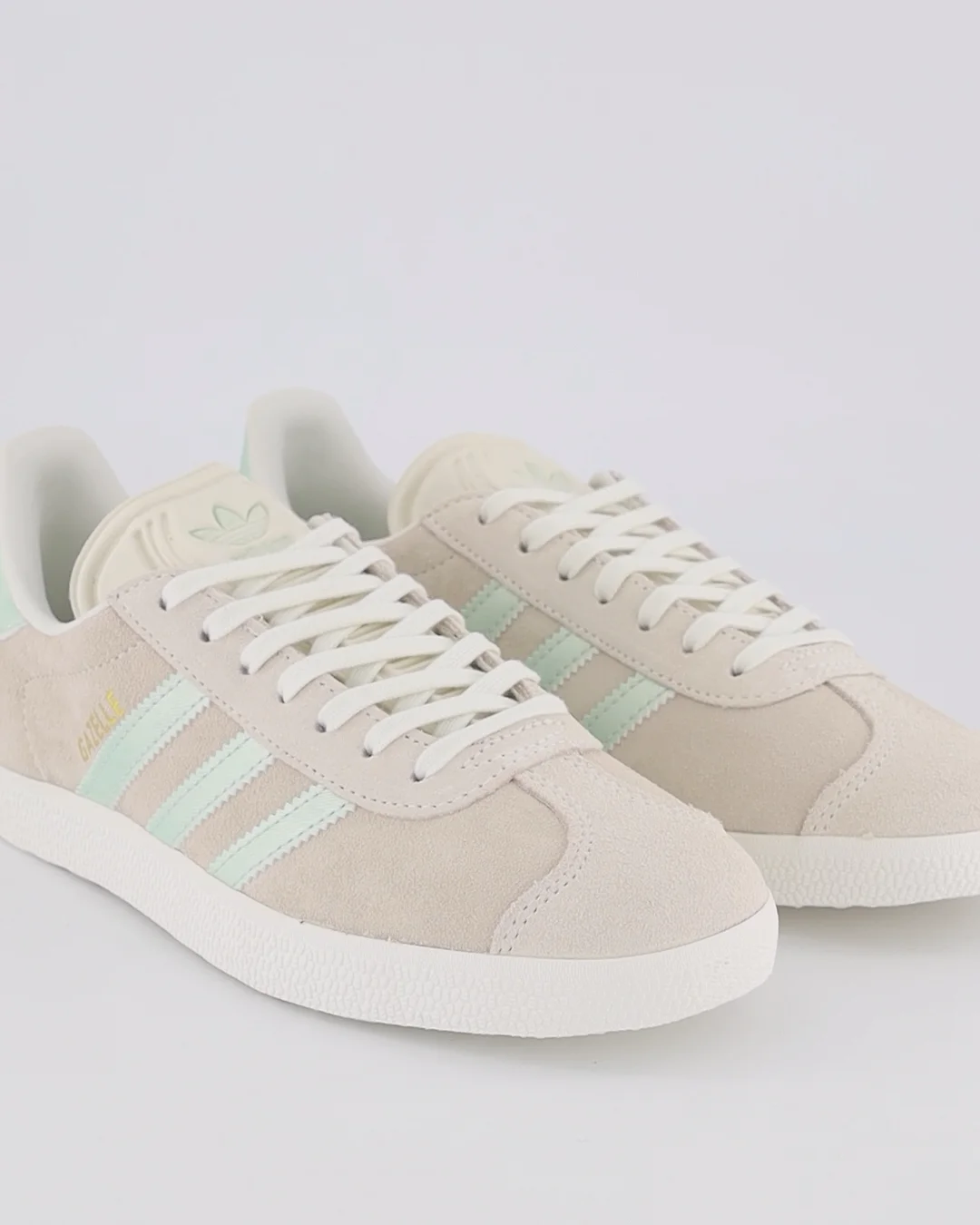 adidas gazelle silver green womens Adidas Originals main image 1