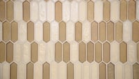 Pixie Gold 6mm Glossy Glass Mosaic Tile