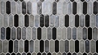 Pixel Metallica 6mm Glossy Glass Mosaic Tile