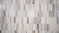 Citi Stax Greige 3mm Glossy Glass Mosaic Tile