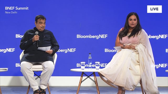 Watch "<h3>Policy Dialogue | India’s Pathway to a Greener Transport Sector</h3>
Nitin Gadkari, Minister of Road Transport and Highways of India, Government of India
Interviewed by Ruchi Bhatia, Bloomberg News"