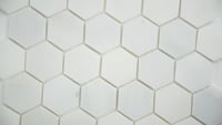 Greecian White 12x12 Hexagon Polished Marble Mosaic