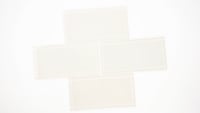 Snowcap White 3x6 Glossy Glass Subway Tile
