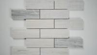 Angora 2x6 Polished Marble Subway Tile