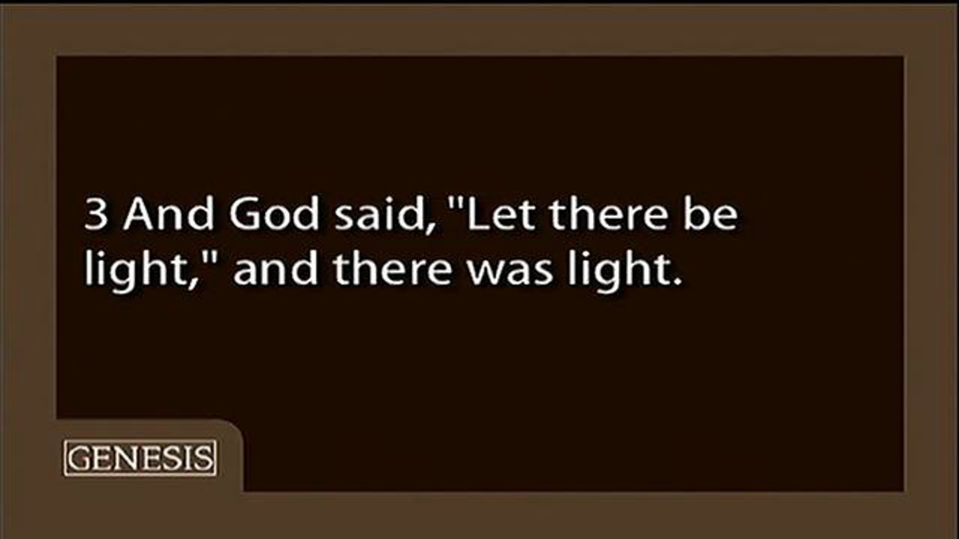 HFBC Message: Part 2: Creation for the Head (Genesis 1:1-5)