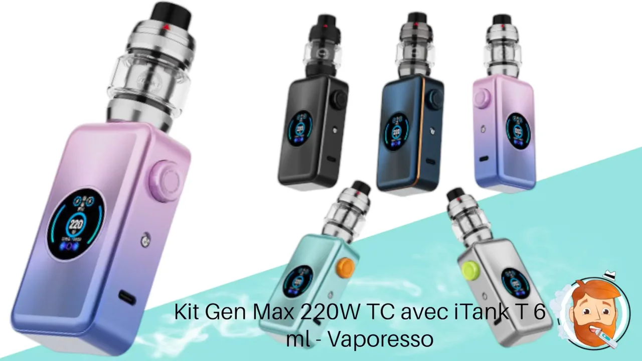 elfbar nachfüll pod läuft aus Kit Gen Max 220W TC avec iTank T 6 ml