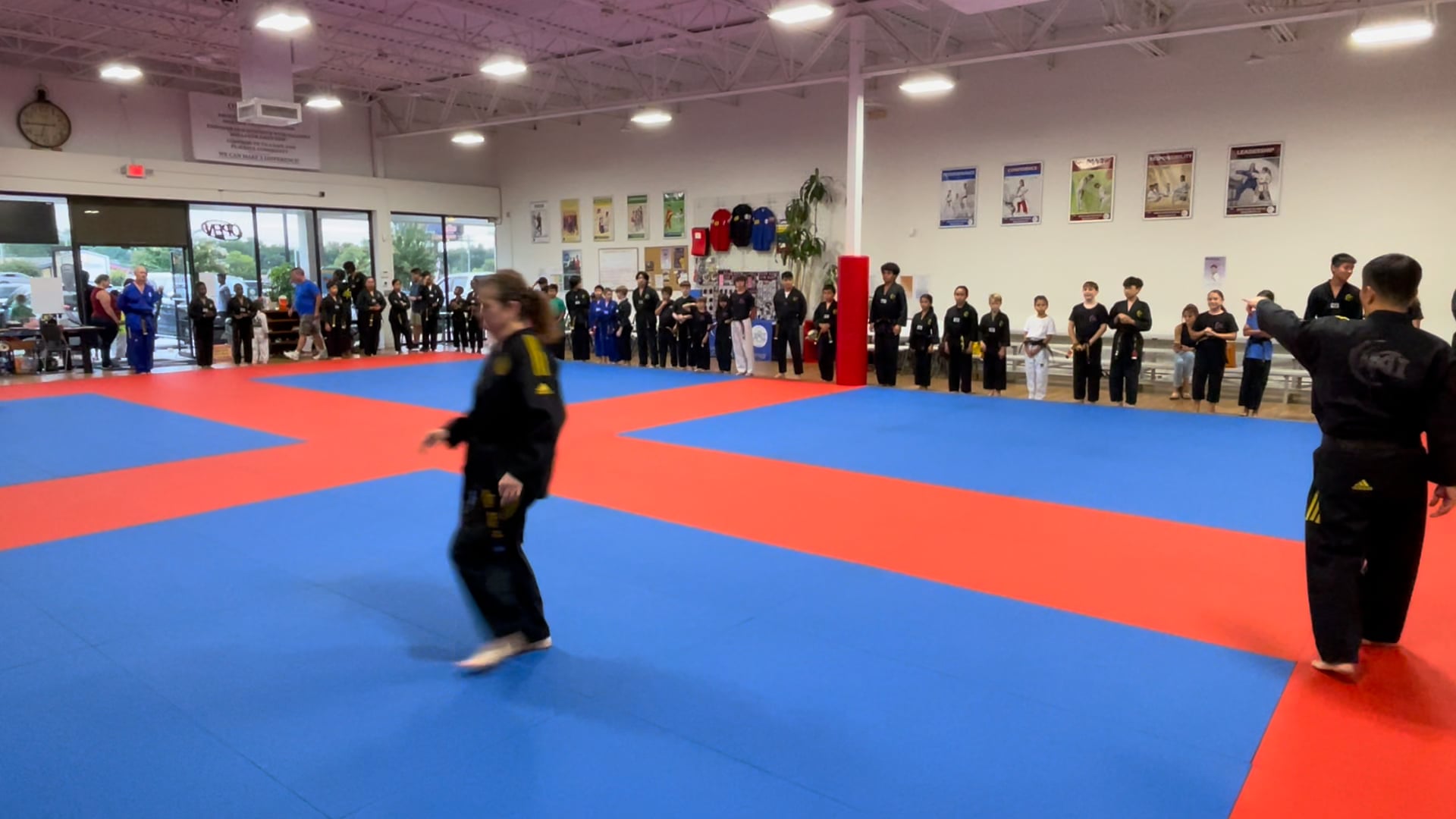 Curriculum_Black Belt_Board Breaking_Black Belt Testing prep To LV5_날아방 & 앞차기 3방_September_6_2024