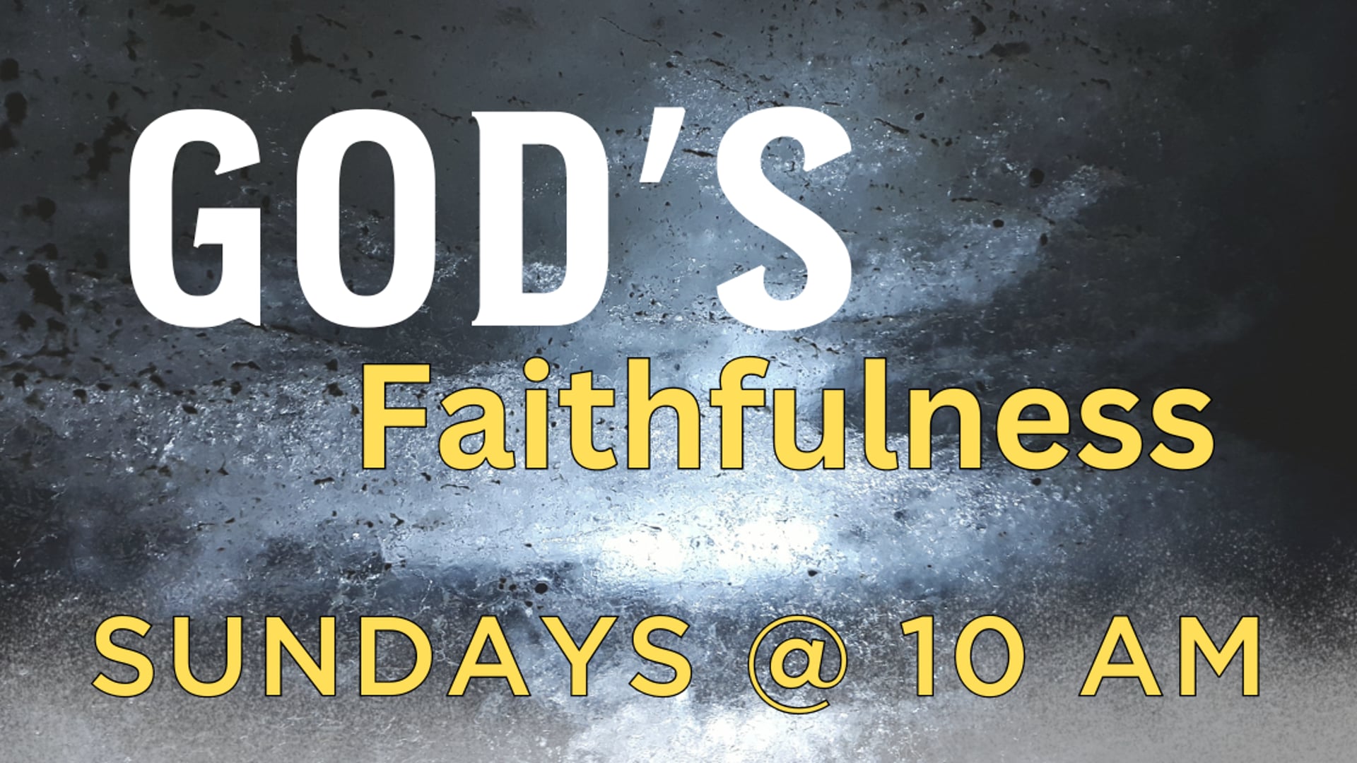 Godness Faithfulness - Sept. 8, 2024