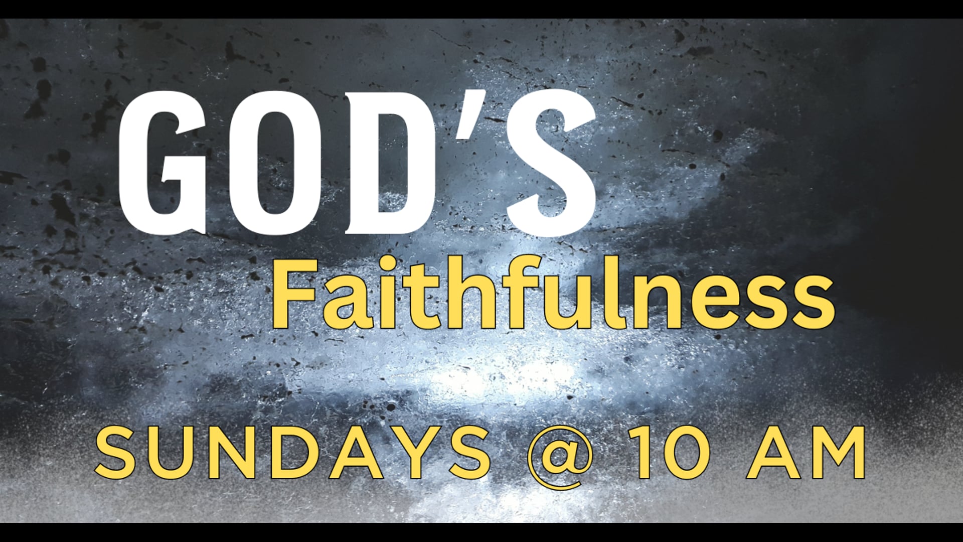 Godness Faithfulness - Sept. 8, 2024