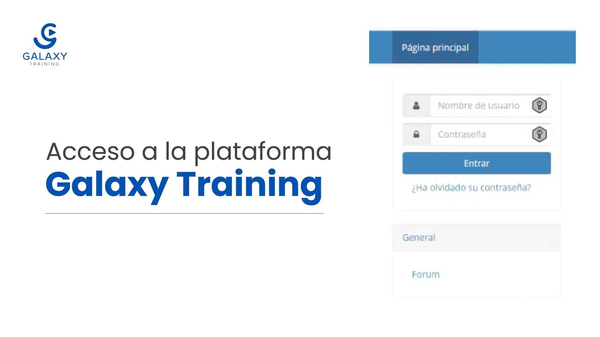 Plataforma Galaxy Training