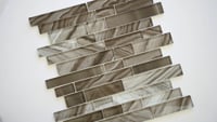 Fountain Hills Interlocking 12X12 8mm Glass Mosaic Tile