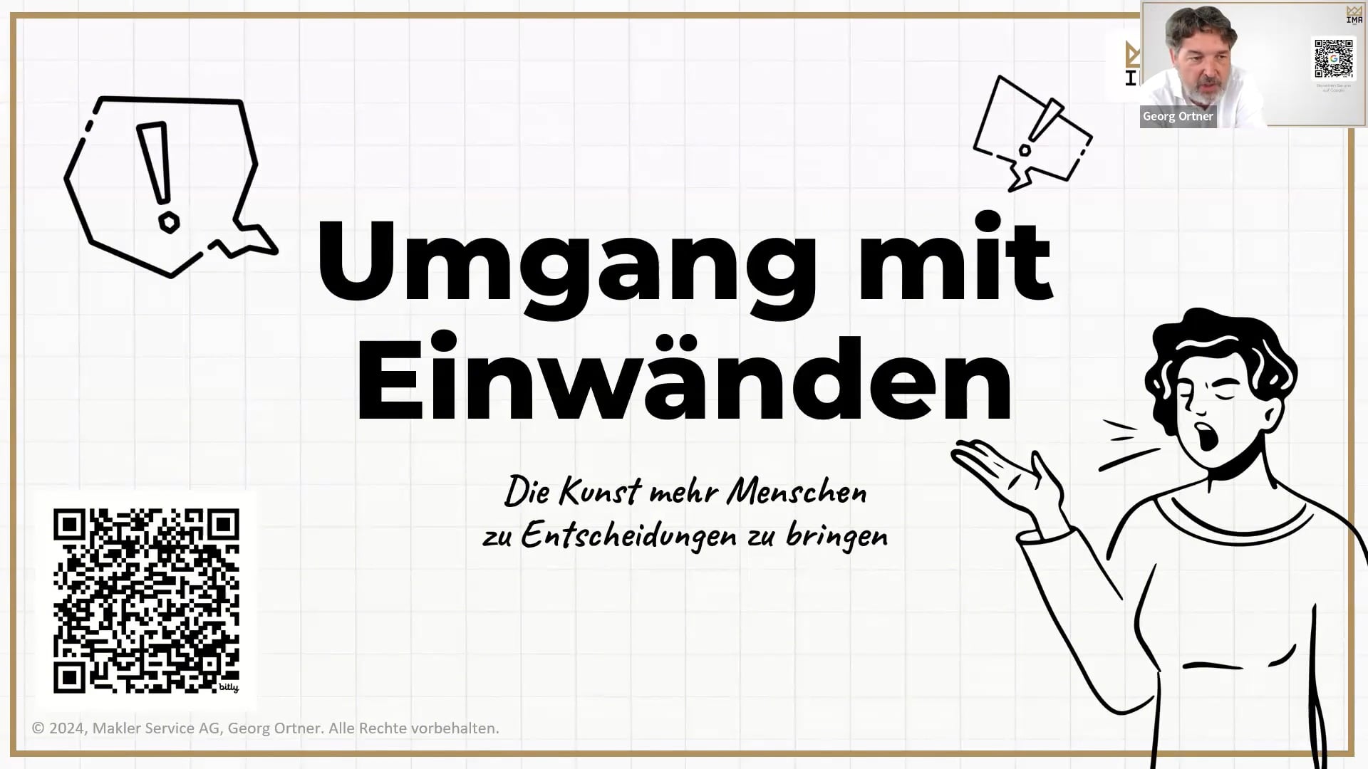 Umgang mit Einwänden