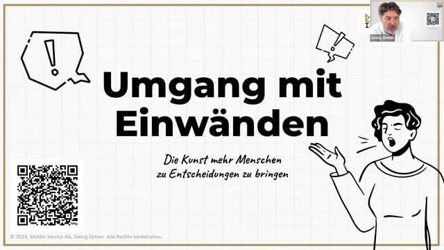 Umgang mit Einwänden