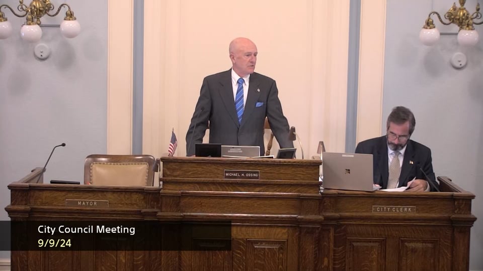 City Council Meeting September 9th, 2024