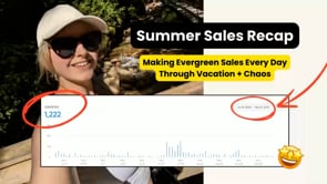 new video podcast: summer sales recap 😱