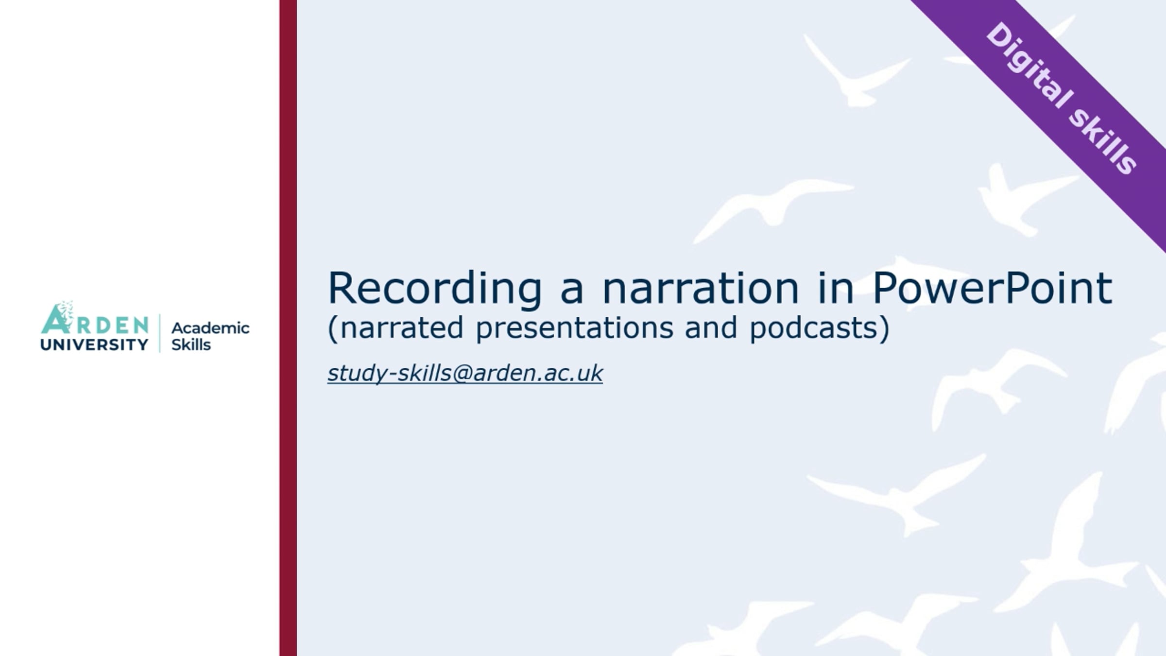 Health promotion week 5 - How to make a narrated presentation