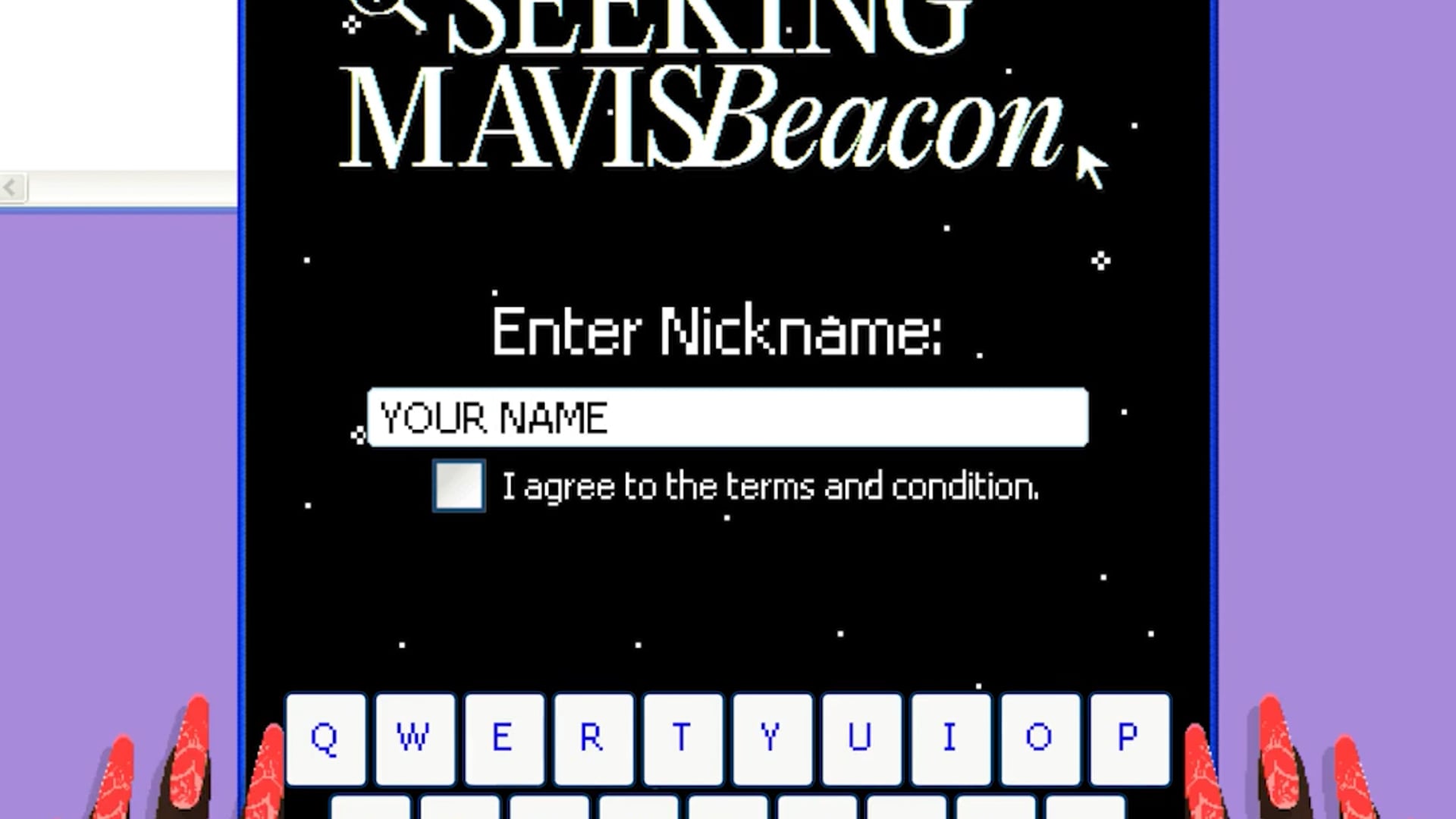 SEEKING MAVIS BEACON - DIGITAL SPOT "TYPING CHALLENGE" 1x1