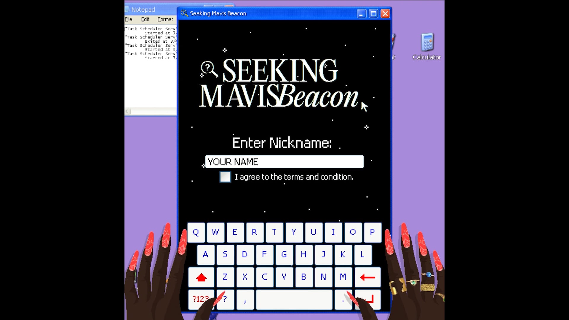 SEEKING MAVIS BEACON - DIGITAL SPOT "TYPING CHALLENGE" 1x1