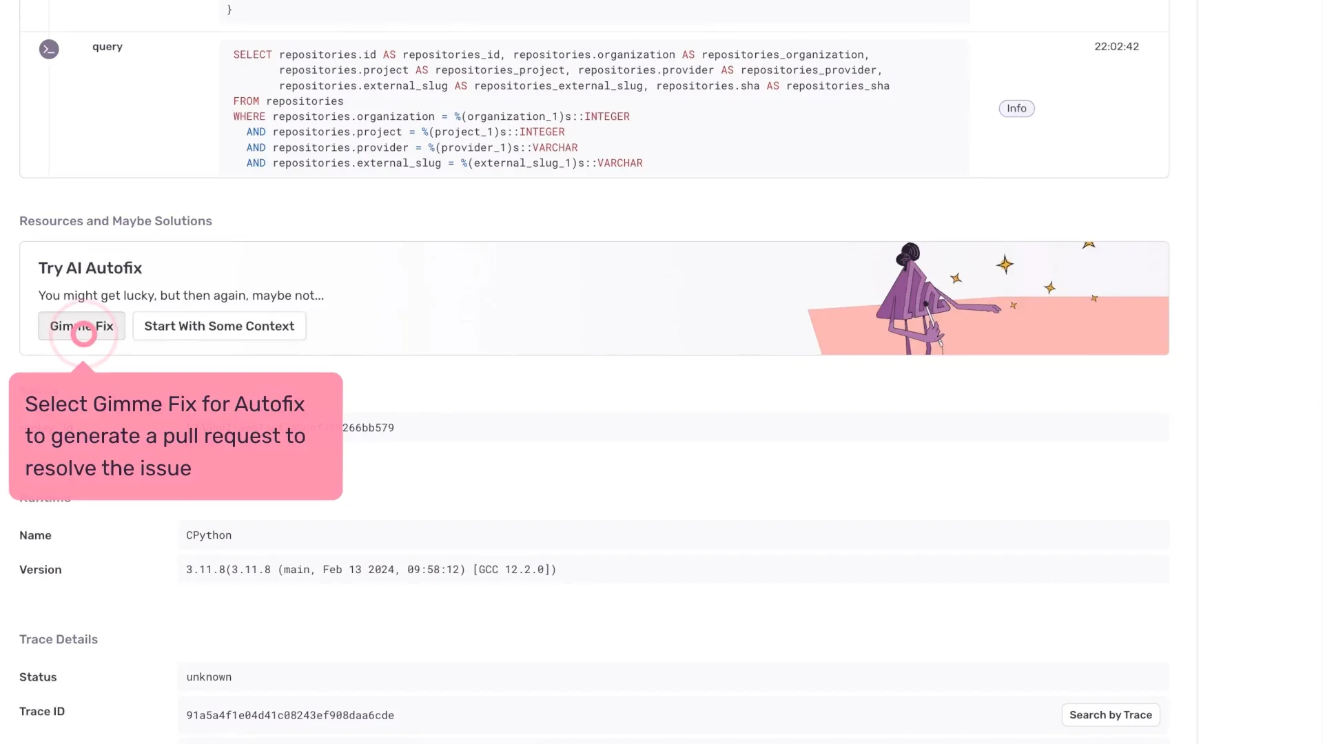GitHub Universe Demo - Autofix