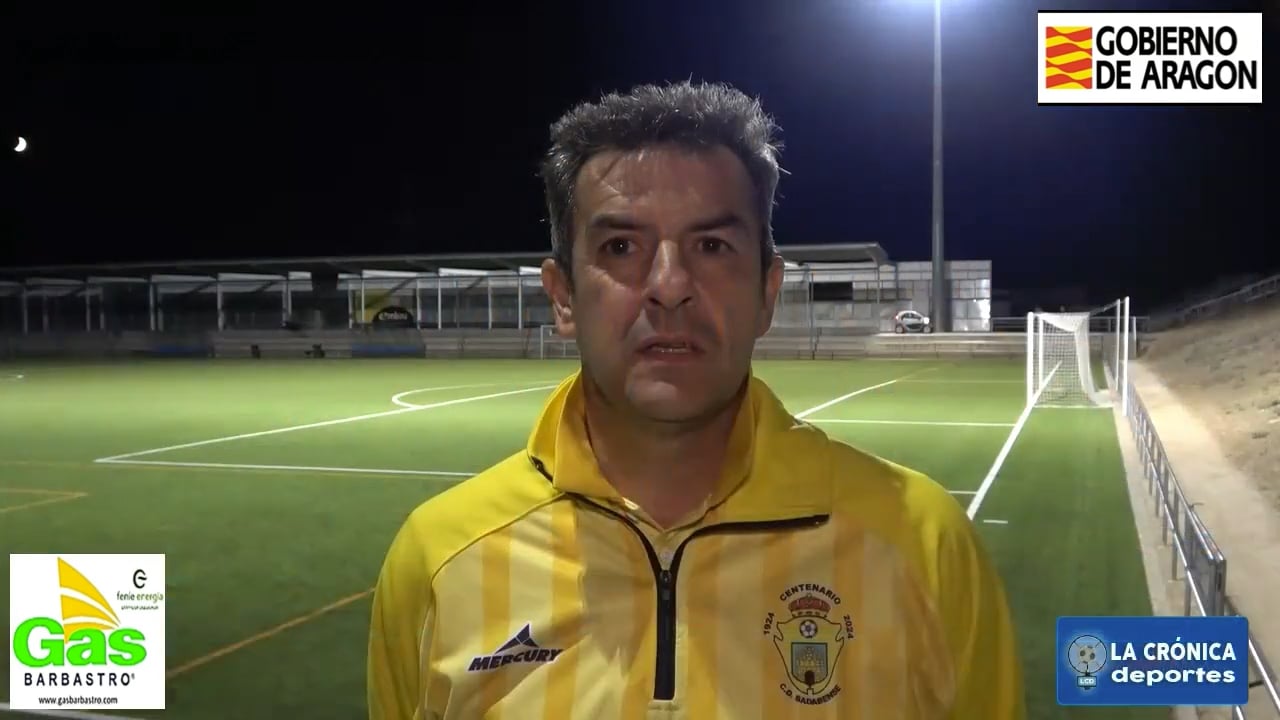 CARLOS CASTRO (Entrenador Sadabense) P. Ferranca Tella 3-1 CD Sadabense / Jor. 1 - Preferente Gr 1