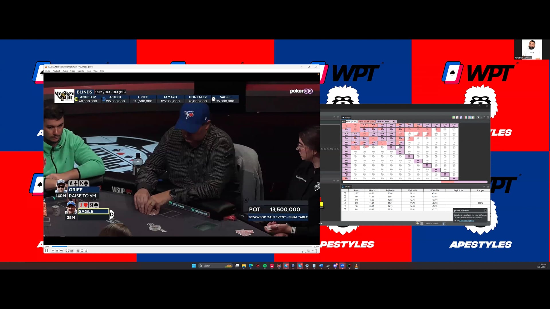 Main Event Final Table Hands