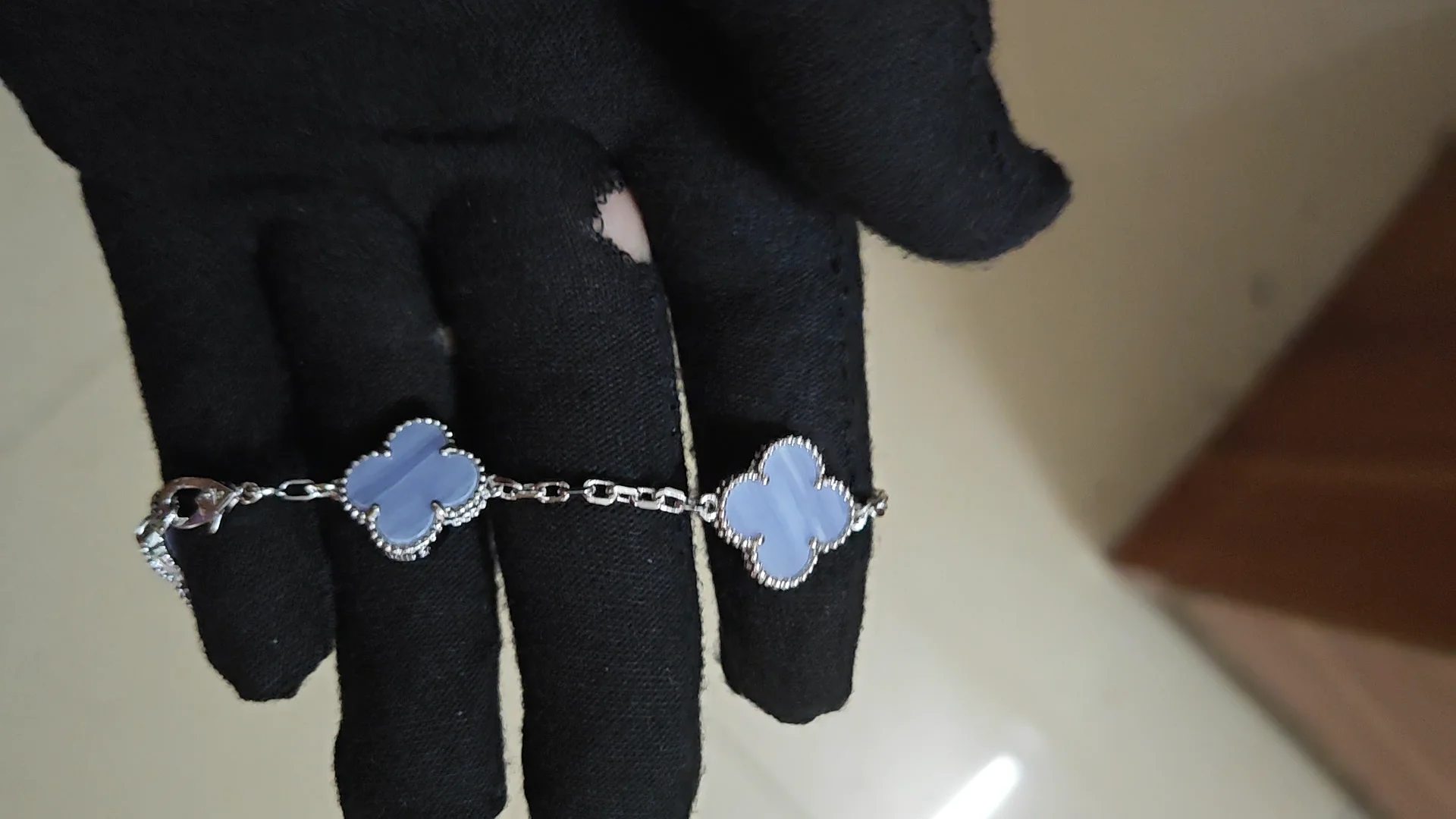 Premium Van Cleef Alhambra Bracelet Replica – Purple