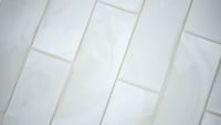 Pearla Subway 2x6x6mm Glossy Glass Subway Tile