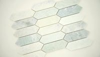 Icelandic Green Picket 10X13.78 Polished Marble Mosaic Tile