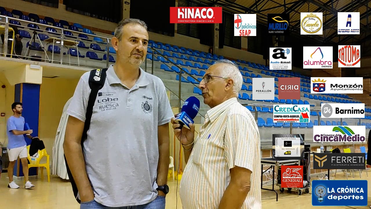 BALONCESTO  COPA ESPAÑA EN MONZÓN  NACHO BIOTA ( ENTRENADOR AYUDANTE PEÑAS HUESCA )