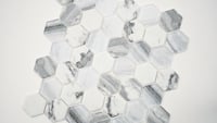 Esperanza 11.73X11.89 Hexagon Mixed Glass Mosaic Tile