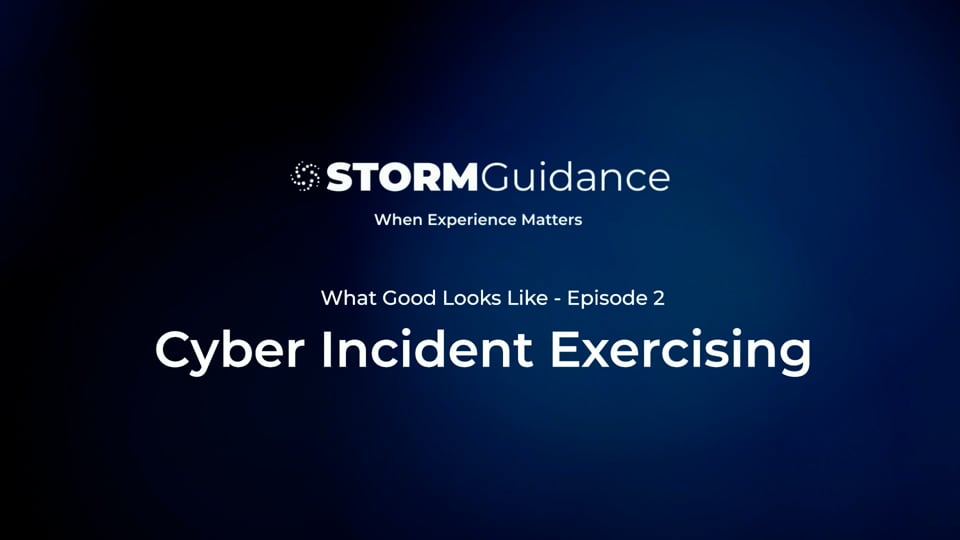 Webinar - Cyber Incident Exercising