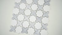 Vera Anne Pattern 12X12 Polished Marble Mosaic Tile