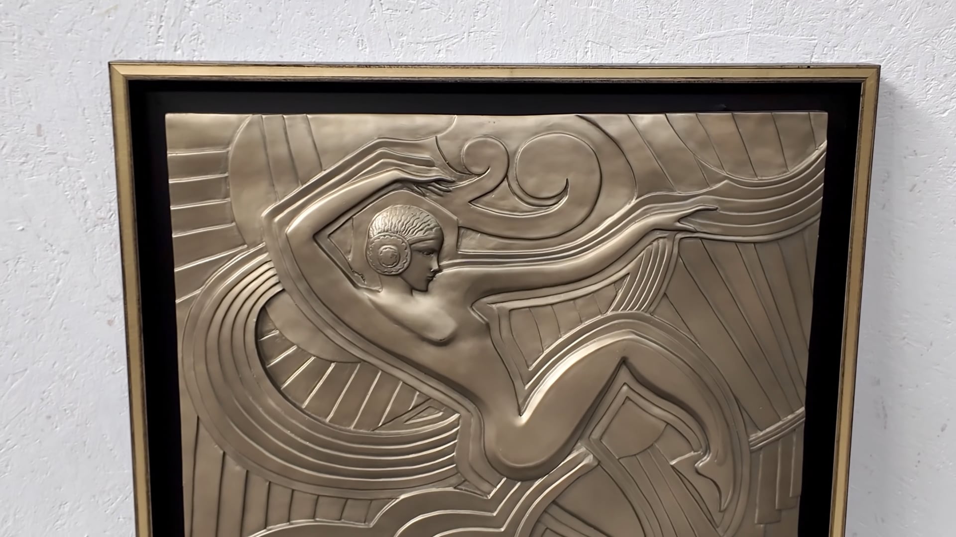Grand Bas-relief Art Déco - Danseuse Folies Bergère D'après Maurice Picaud - 48cm - Neuf