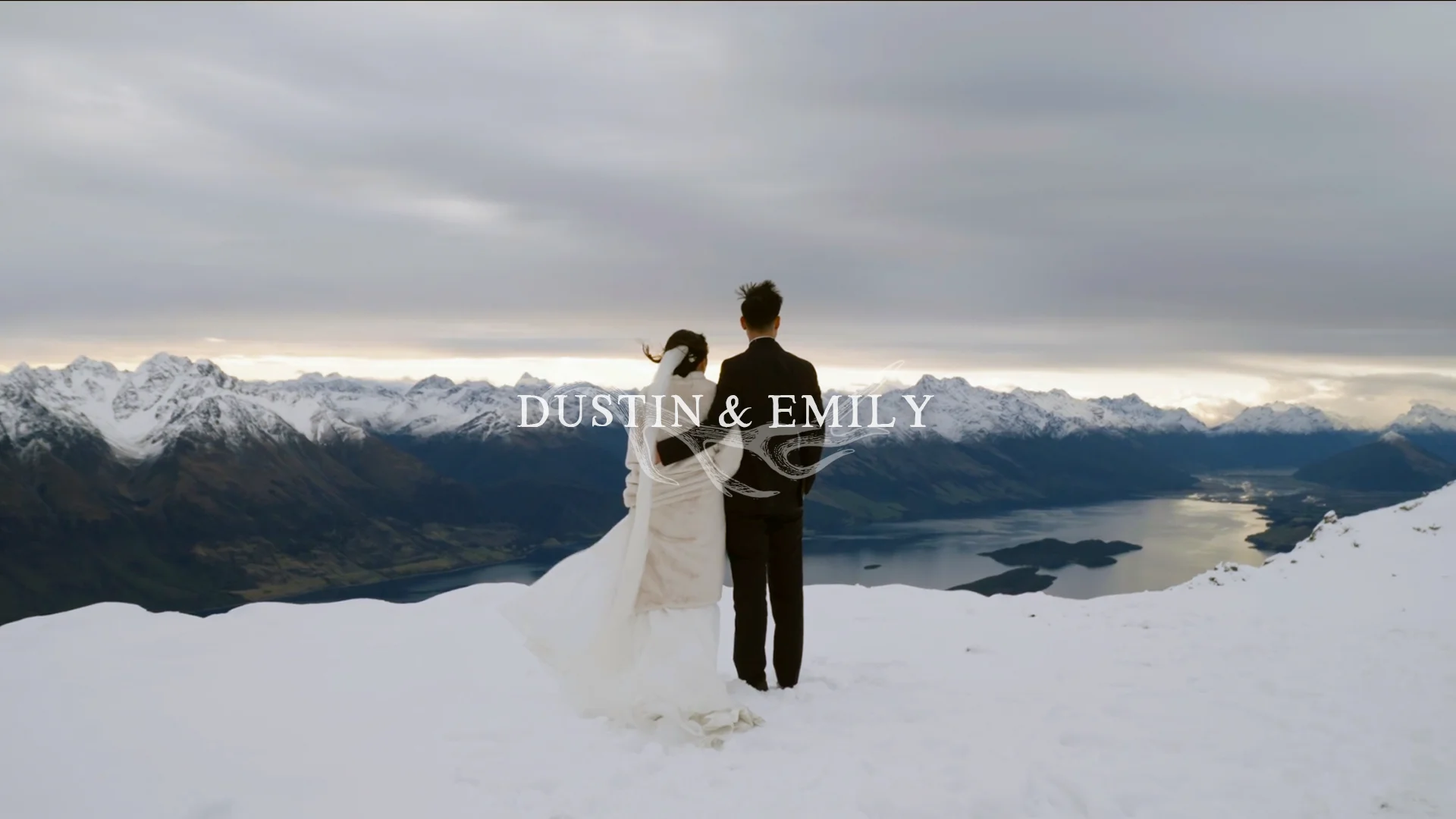 Dustin + Emily incredible mountain top elopement highlights