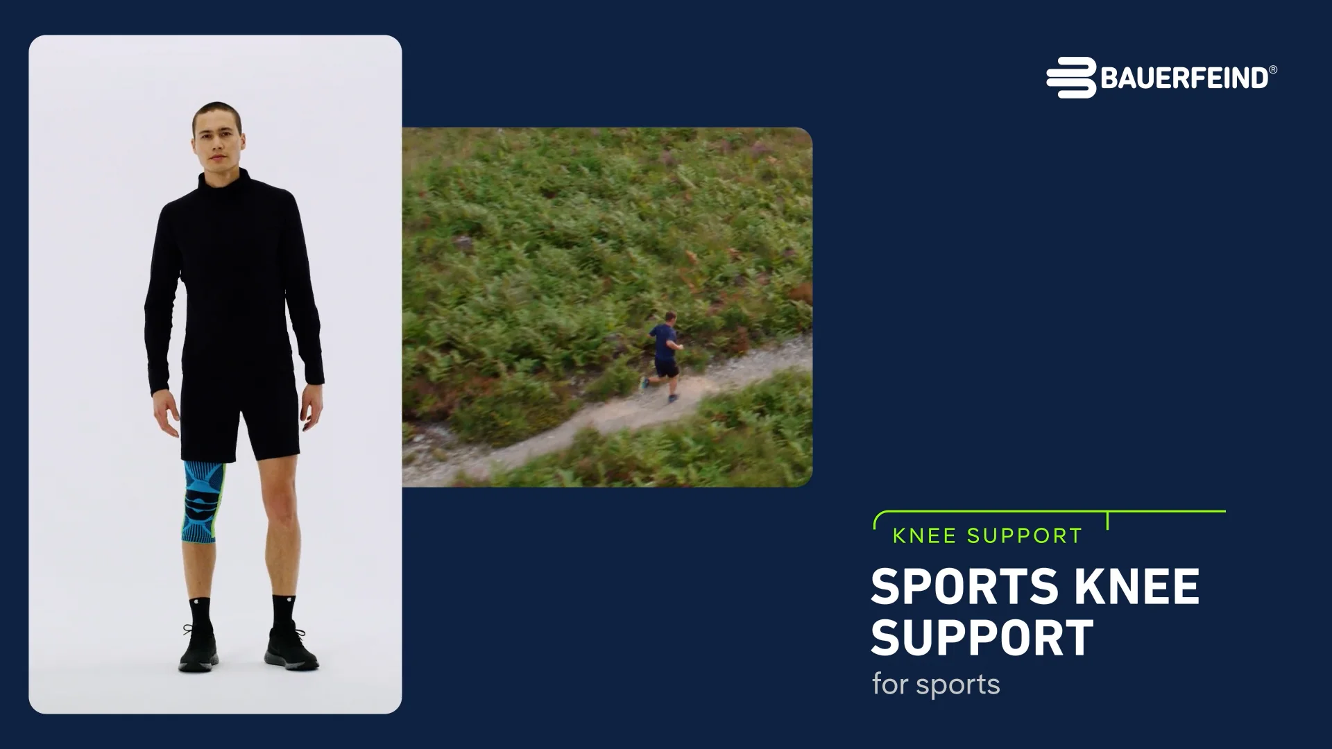 膝サポーター バウアーファインド Bauerfeind SPORTS KNEE