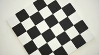 Domino White | Black 2X2 Matte Porcelain Mosaic