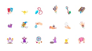 Animated Magic and Wizard Stickers, an Emoji Icon by Vectors Market (Thumbnail 3 of 3)