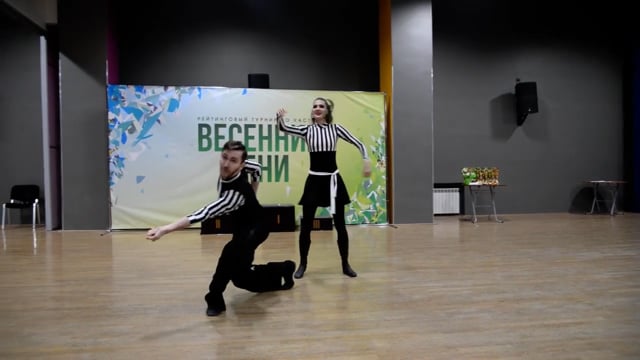 Современный танец Хастл в Москве. Федор Майборода (в паре с Ивановой Александрой)