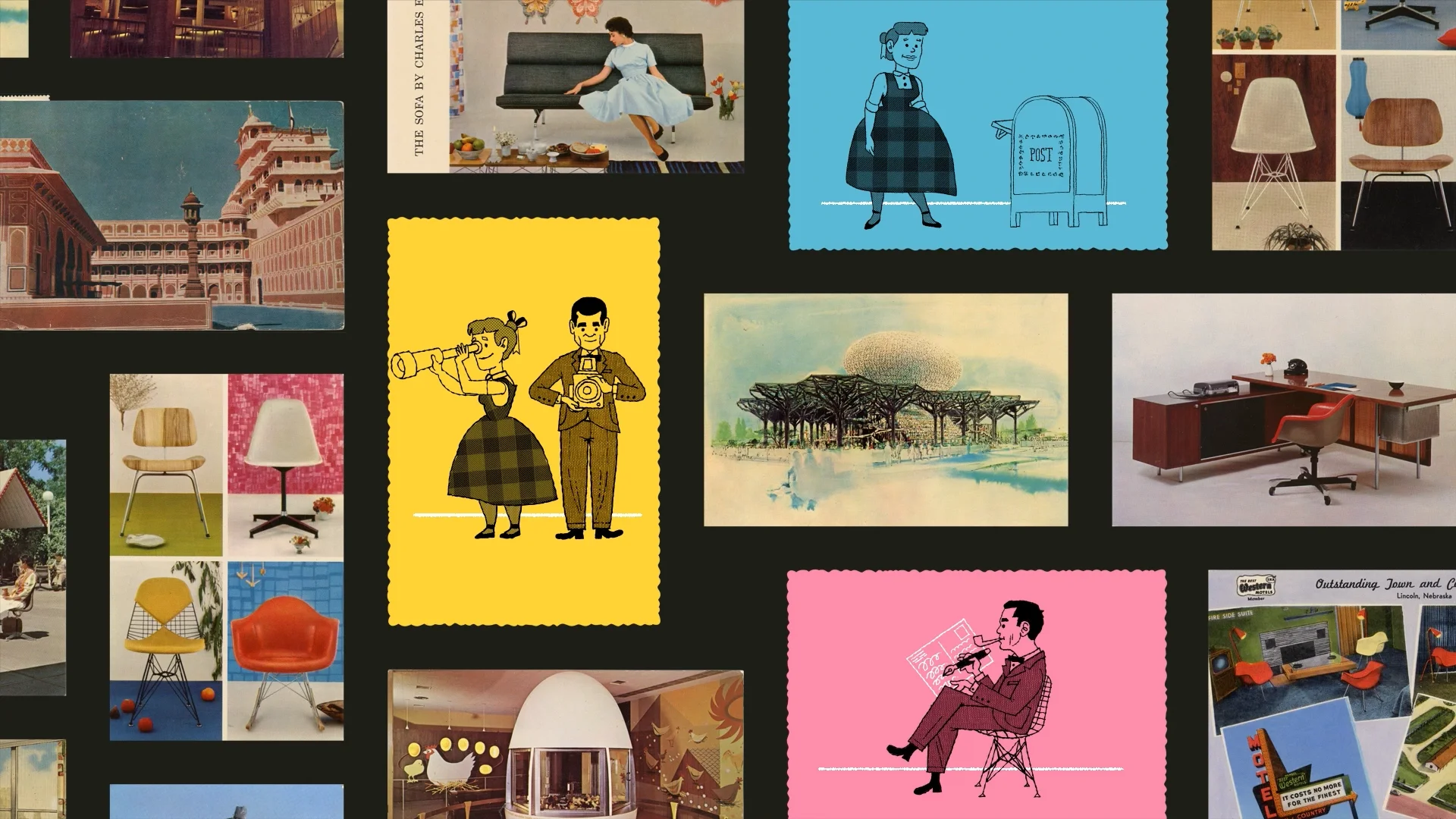 【未開封レア】eames イームズ生誕100周年記念切手 米国郵便局 2008年 チャールズ・イームズ生誕100年、米国で記念切手を発売：MarkeZine