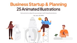 Animated Business Illustration Set, a Finance Illustration by Vectors Market (Thumbnail 4 of 4)