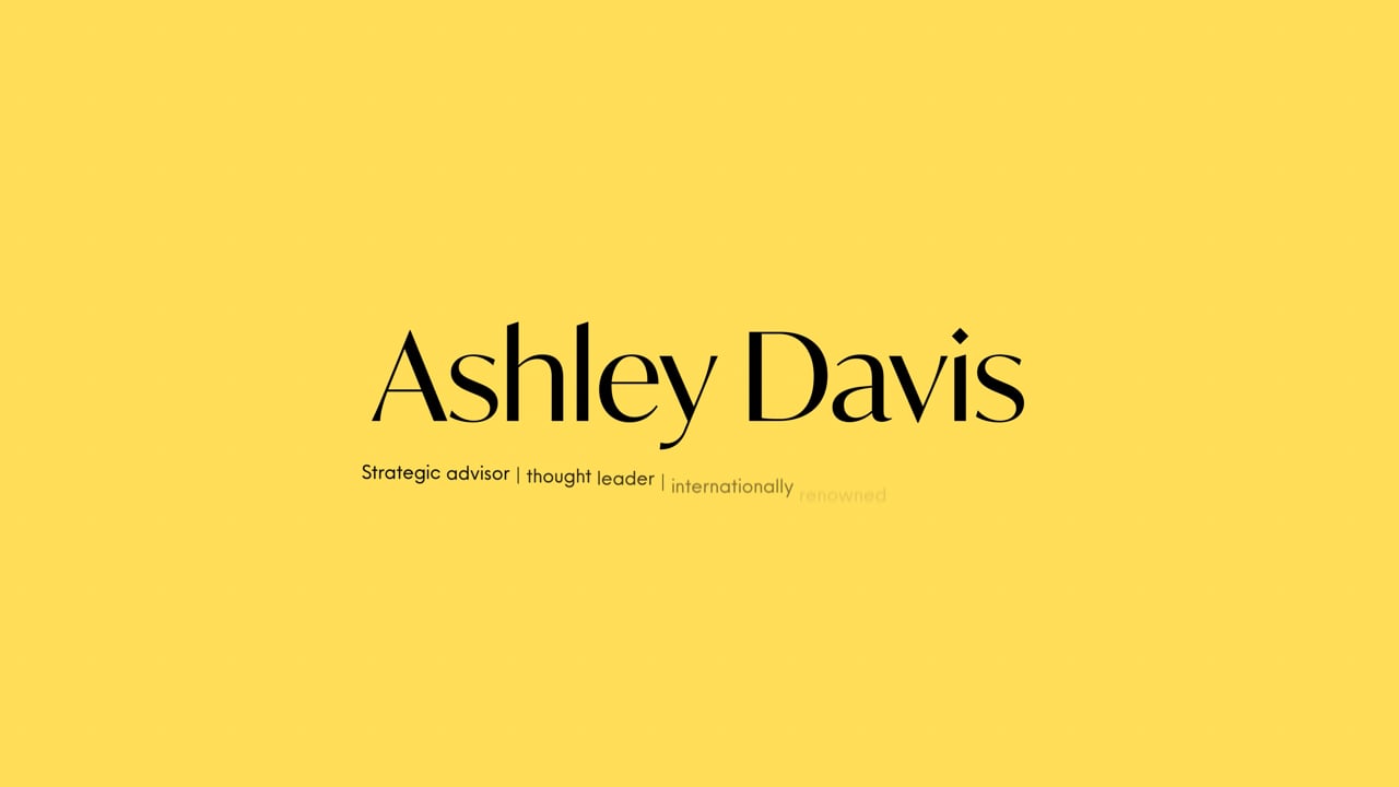 Ashley Davis Demo Reel 2024