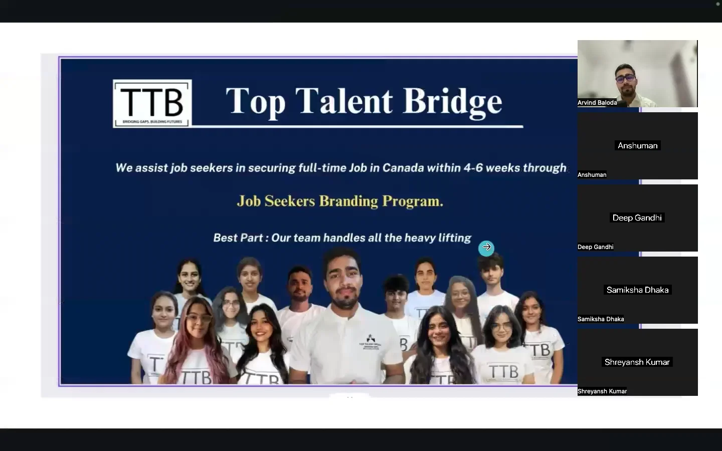 Job Seeker Branding Program